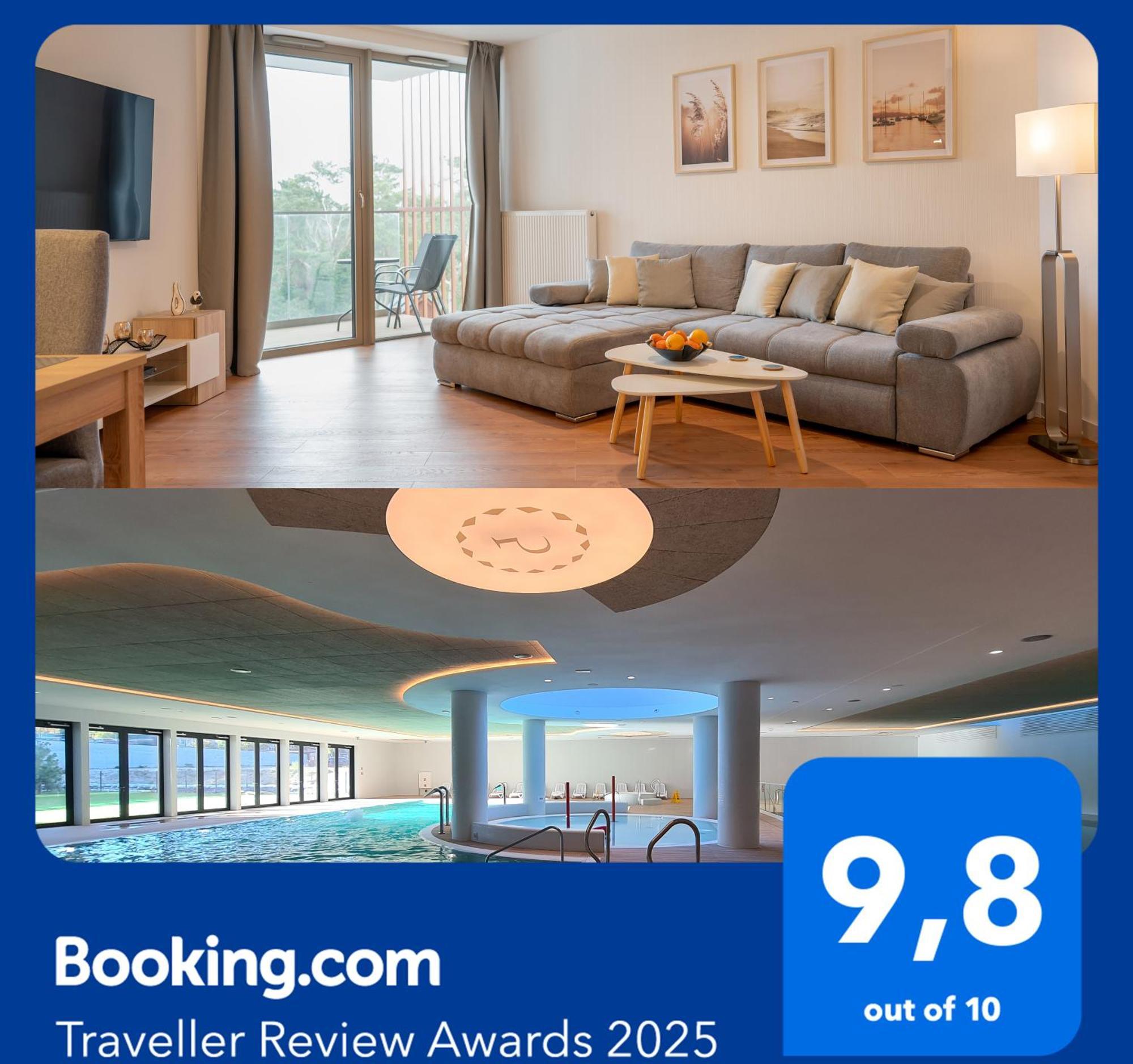 Pinea Sky Premium Apartament Z Widokiem Na Morze Ze Spa I Basenem Przy Plazy Pobierowo Exterior foto